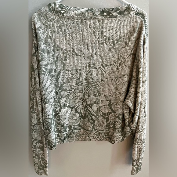 Anthropologie Pilcro BloomingPrint Floral Top - Picture 4 of 5